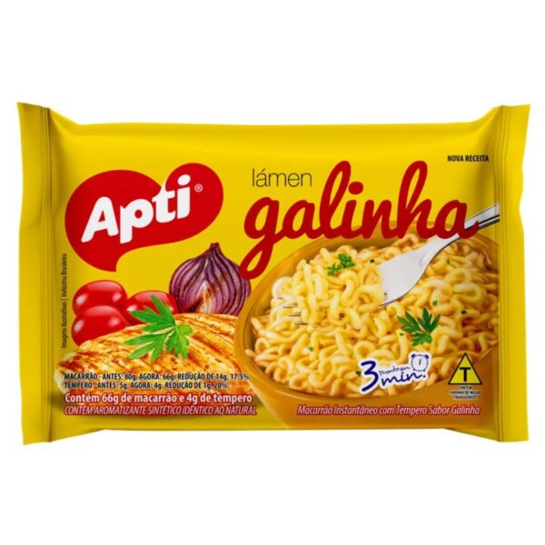 Macarrao Instantaneo Apti Galinha 70g