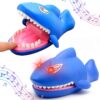 Brinquedo Tubarão Morde Dedo - Desafio Dentista Shark Attack Divertido e Seguro