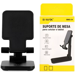 Suporte de mesa de plástico celular/tablet b-max