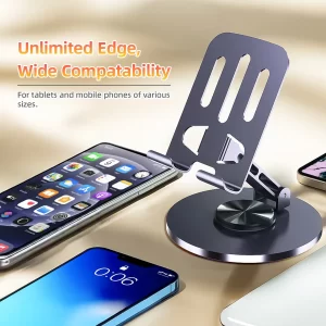 Suporte de mesa de aluminio celular/tablet k62