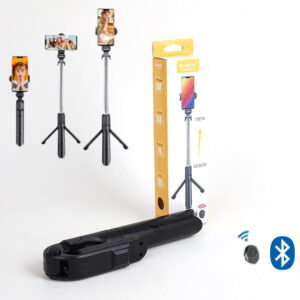 Bastão tripé Bluetooth Retrátil Celular b-max